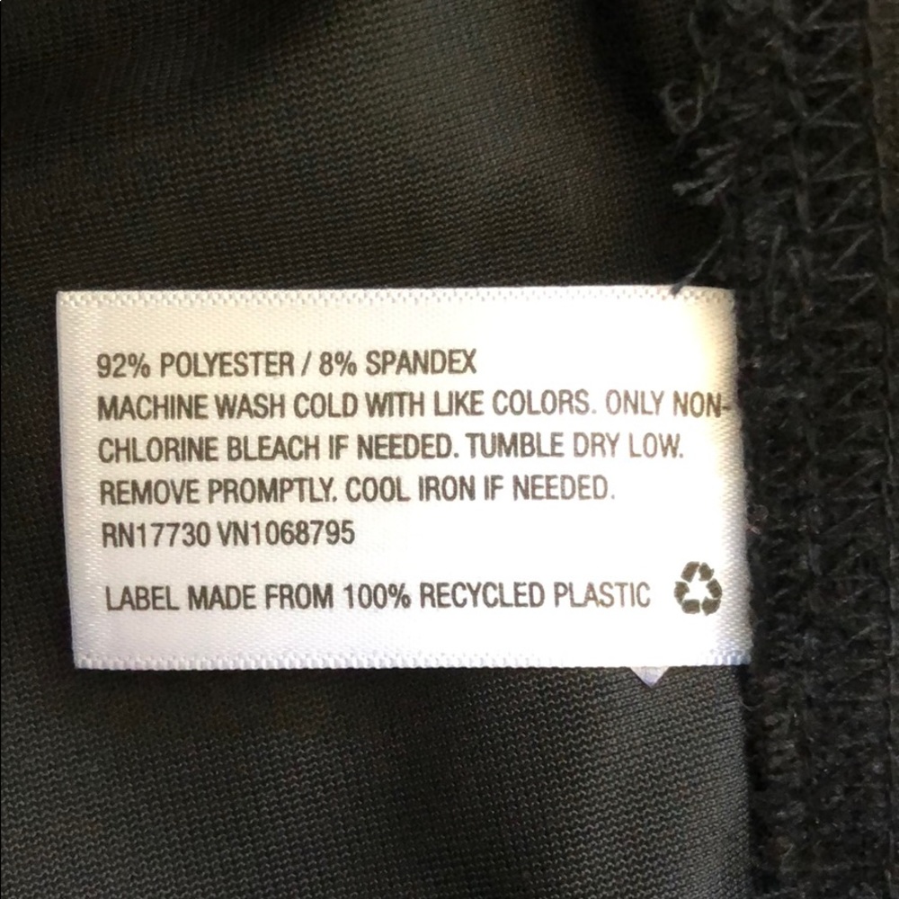 NWT black velour leggings - Picture 5 of 8